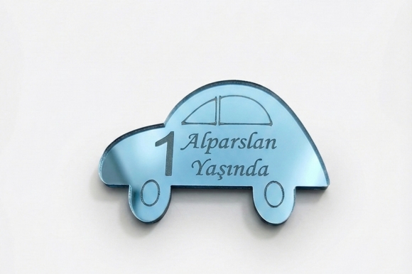 Tahtagurusu Kişiye Özel İsimli Araba Temalı Ayna Pleksi 1 Yaş Doğum Günü Hediyelik Süs Tahtagurusu Kişiye Özel İsimli Araba Temalı Ayna Pleksi 1 Yaş Doğum Günü Hediyelik Süs