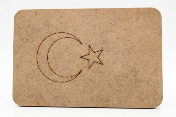 Türk Bayrağı Boyama Seti - 15x10 cm Ham MDF Lazer Kesim - Çocuklar İçin Eğitici Boyama Etkinliği (4 mm) Türk Bayrağı Boyama Seti - 15x10 cm Ham MDF Lazer Kesim - Çocuklar İçin Eğitici Boyama Etkinliği (4 mm)
